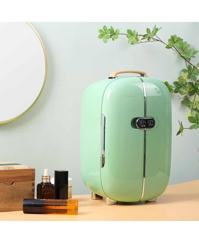 Portable Skincare Fridge, 12L Mini Fridge for Bedroom, Office