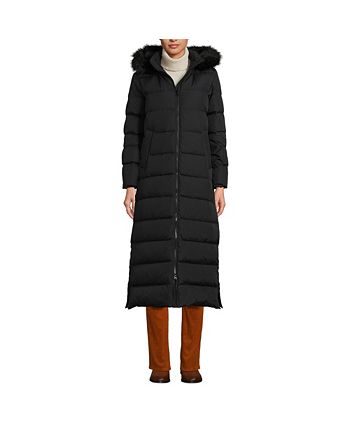 Lands end online long puffer coat