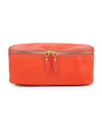 Celosia Rectangular Leather Jewelry Case