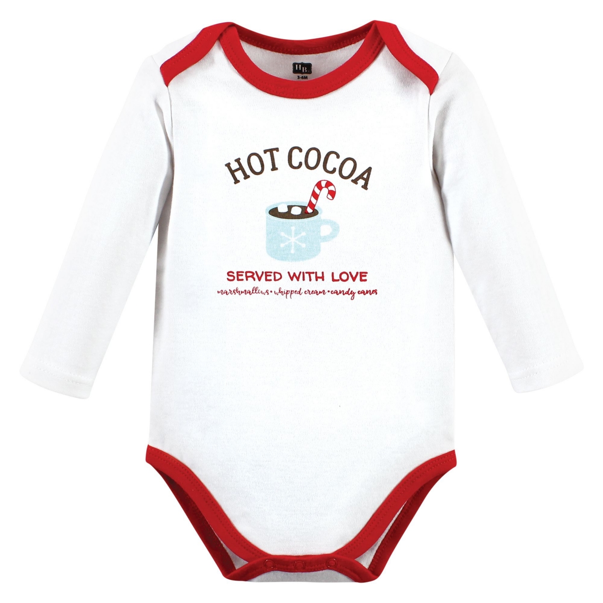 Hudson Baby Baby Girls Cotton Long-Sleeve Bodysuits, 3-Pack - Hot cocoa