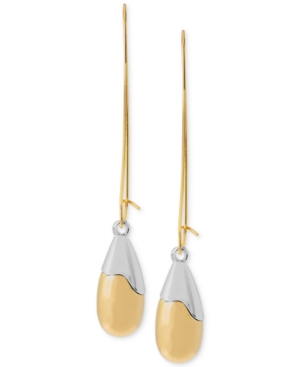 image of Robert Lee Morris Soho Two-Tone Drop Earrings