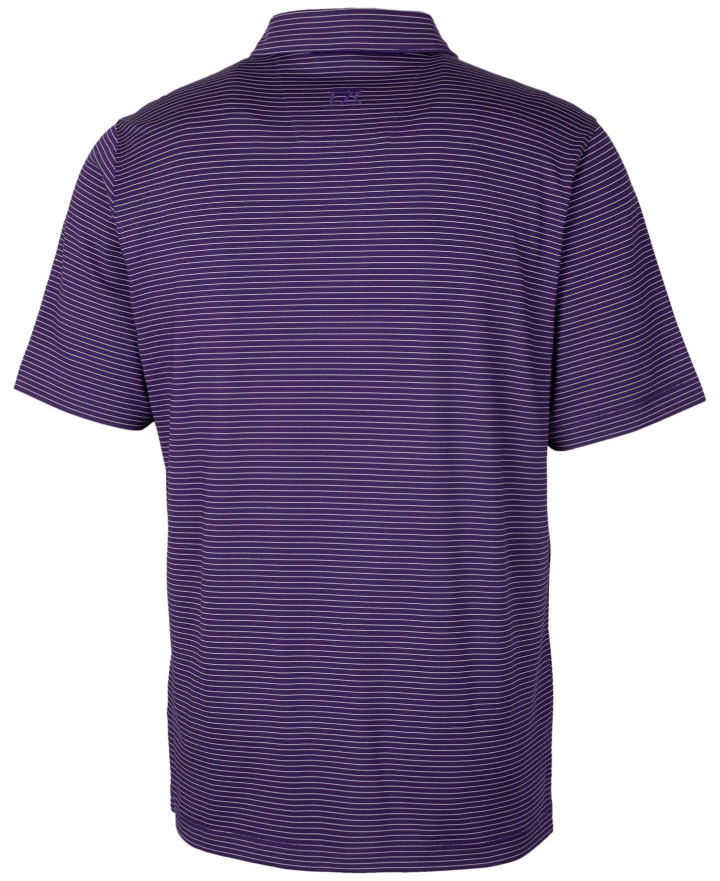 Мужское поло Cutter & Buck Forge Pencil Stripe Stretch Polo, цвет: Фиолетовый — фото 2
