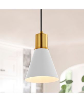 Apollo 6" 1-Light Mid-Century Modern Iron LED Pendant