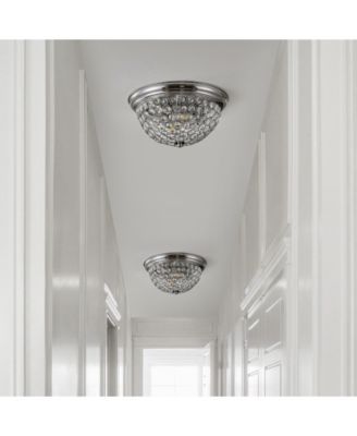 Malia 12" 1-Light Traditional Transitional Iron LED Flush Mount