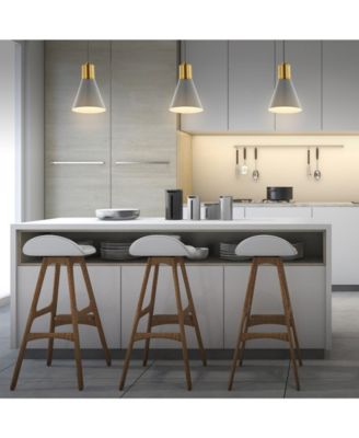 Apollo 6" 1-Light Mid-Century Modern Iron LED Pendant