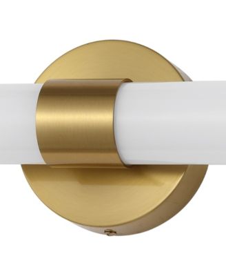 Brooks 20.13" 1-Light Industrial Mid-Century Iron Integrated LED Vanity Light