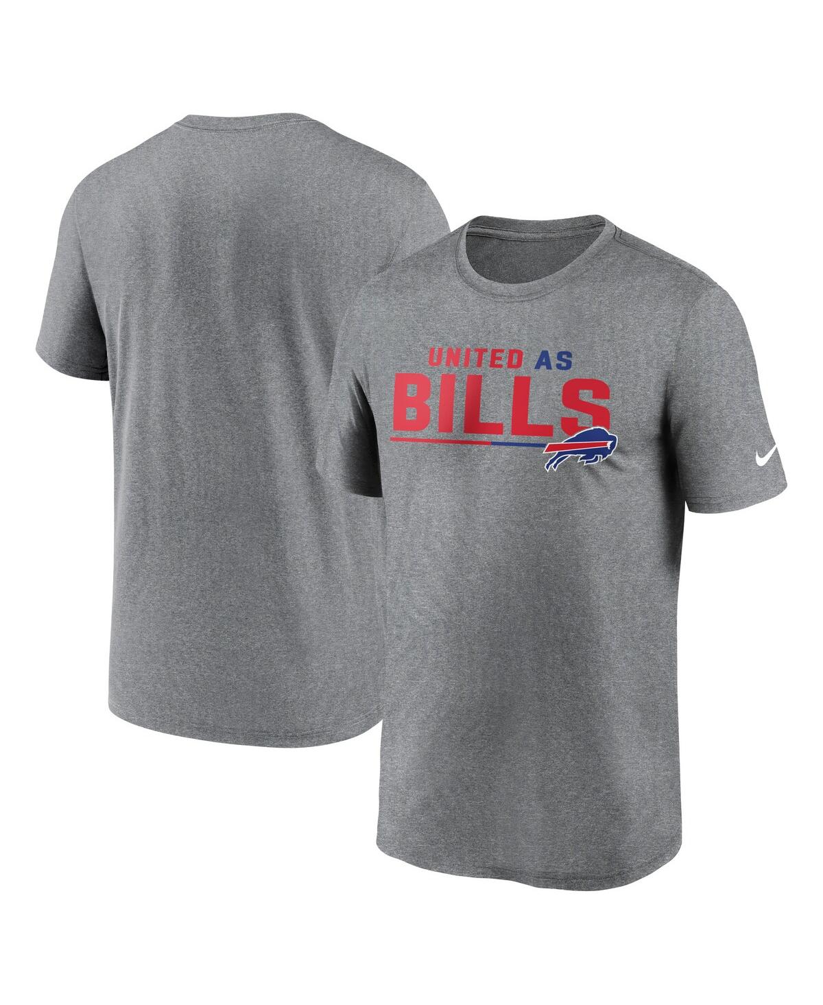 Men's NikeBuffalo Bills Legend Team Shoutout Performance T-shirt - Heather Gray