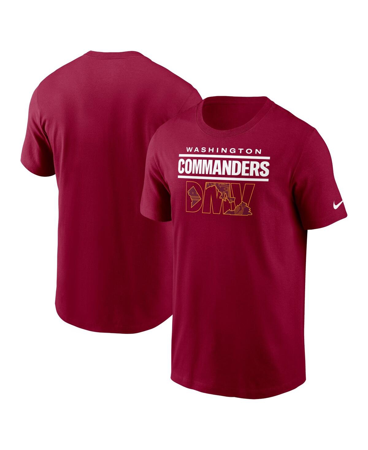 Shop Nike Men's  Burgundy Washington Commanders Local Essential T-shirt