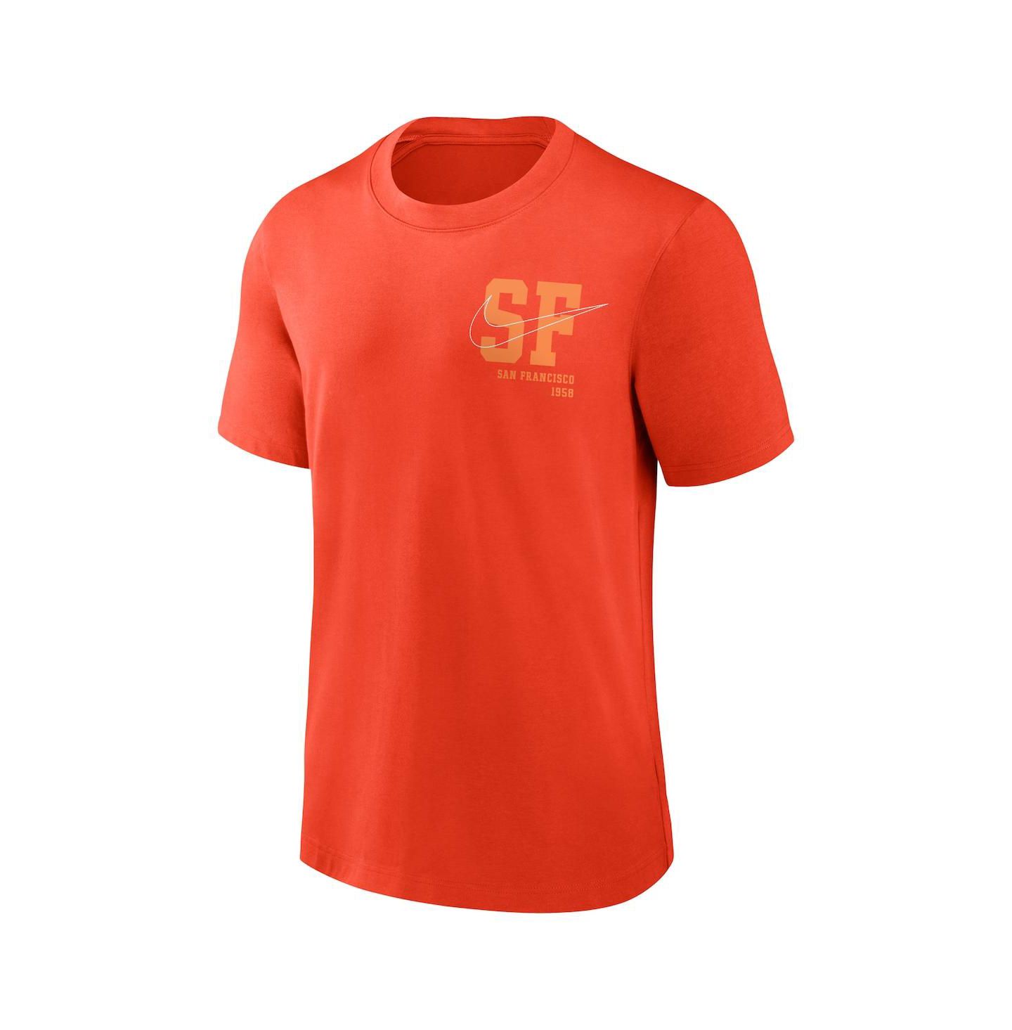 Мужская футболка Nike Orange San Francisco Giants Statement Game Over — фото 3