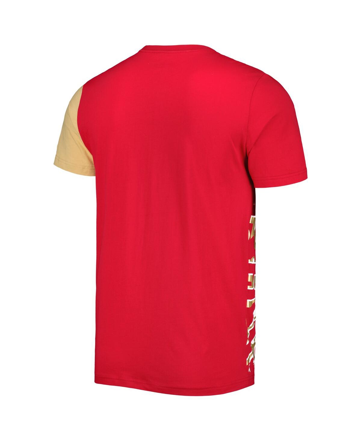 Shop Starter Men's  Scarlet San Francisco 49ers Extreme Defender T-shirt