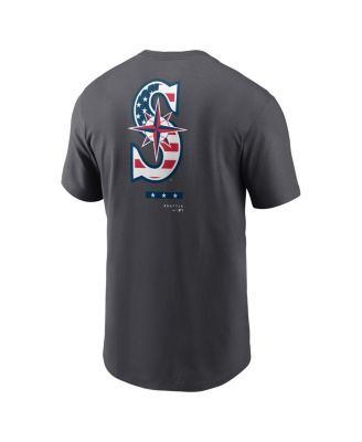 Men's Anthracite Seattle Mariners Americana T-shirt