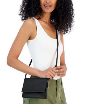 Nappa Leather Flap Crossbody, Exclusively at Macy's