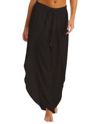 Jessica Simpson - Women's Core Basic Solid Beach Cover-Up Pants