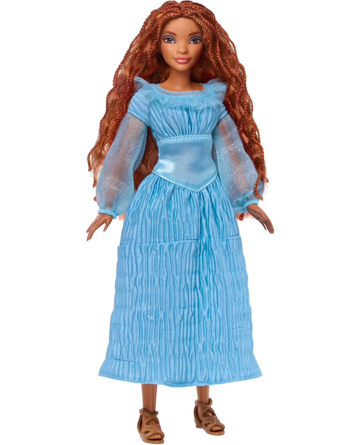 DISNEY PRINCESS DISNEY THE LITTLE MERMAID ARIEL DOLL ON LAND IN SIGNATURE BLUE DRESS 