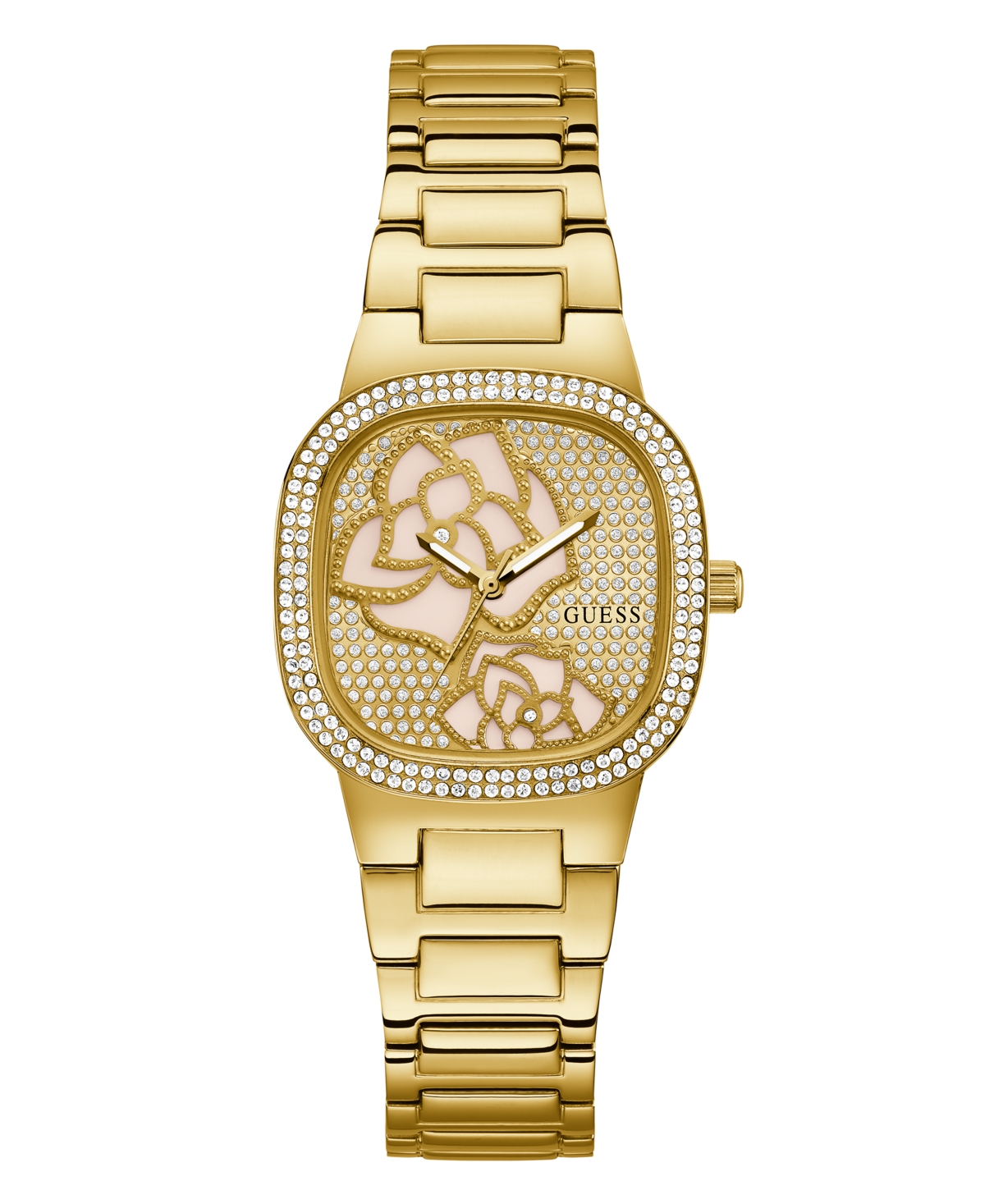 Guess Women's Three-hand Gold-tone Stainless Steel Watch 32mm