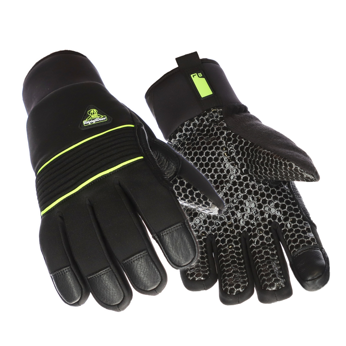 Men's Extreme Ultra Grip Insulated Gloves with Touchscreen Forefinger - Black
