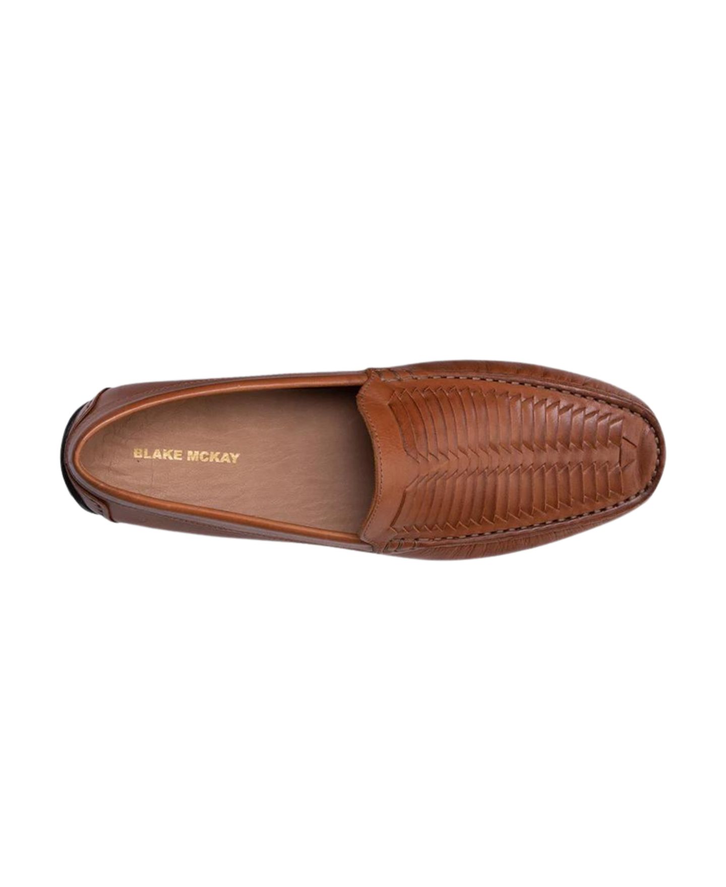 Мужские туфли Blake McKay Tucson Woven Slip-On Driving Moccasin Loafer, цвет: Рыжевато-коричневый — фото 2