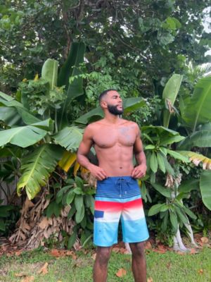 Men's 9" NO Liner Board Shorts Quick Dry Swim Trunks SPF 50+