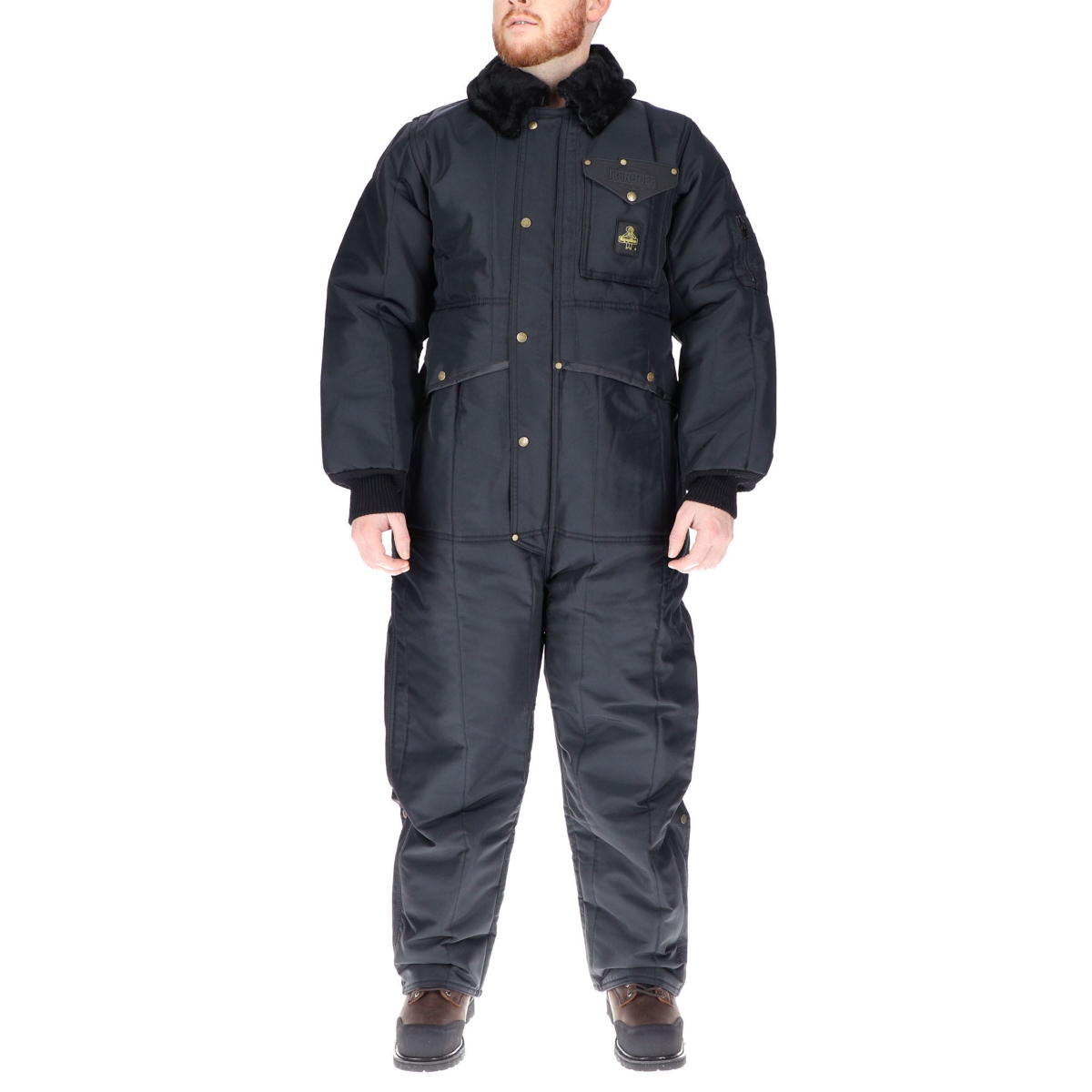 Big & Tall Iron-Tuff Insulated Coveralls -50F Extreme Cold Protection - Navy
