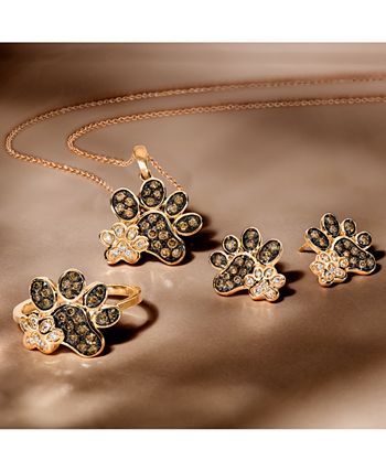 Levian paw deals print necklace