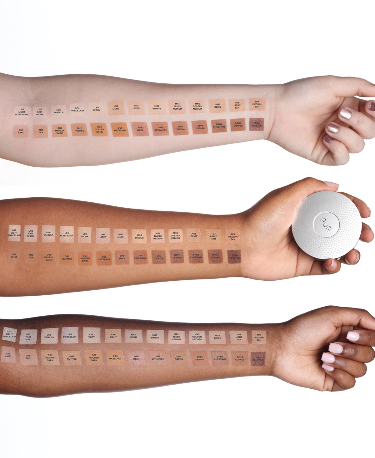 PUR 4-In-1 Pressed Mineral Makeup - Dark