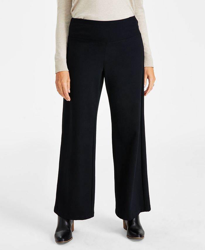 Style & Co Petite Wide-Leg Pull-On Pants, Created for Macy's - Macy's