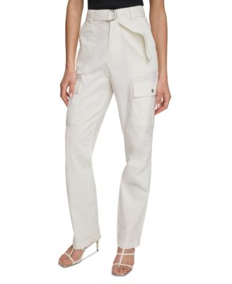DKNY Jeans - Women's Belted Cargo Pants