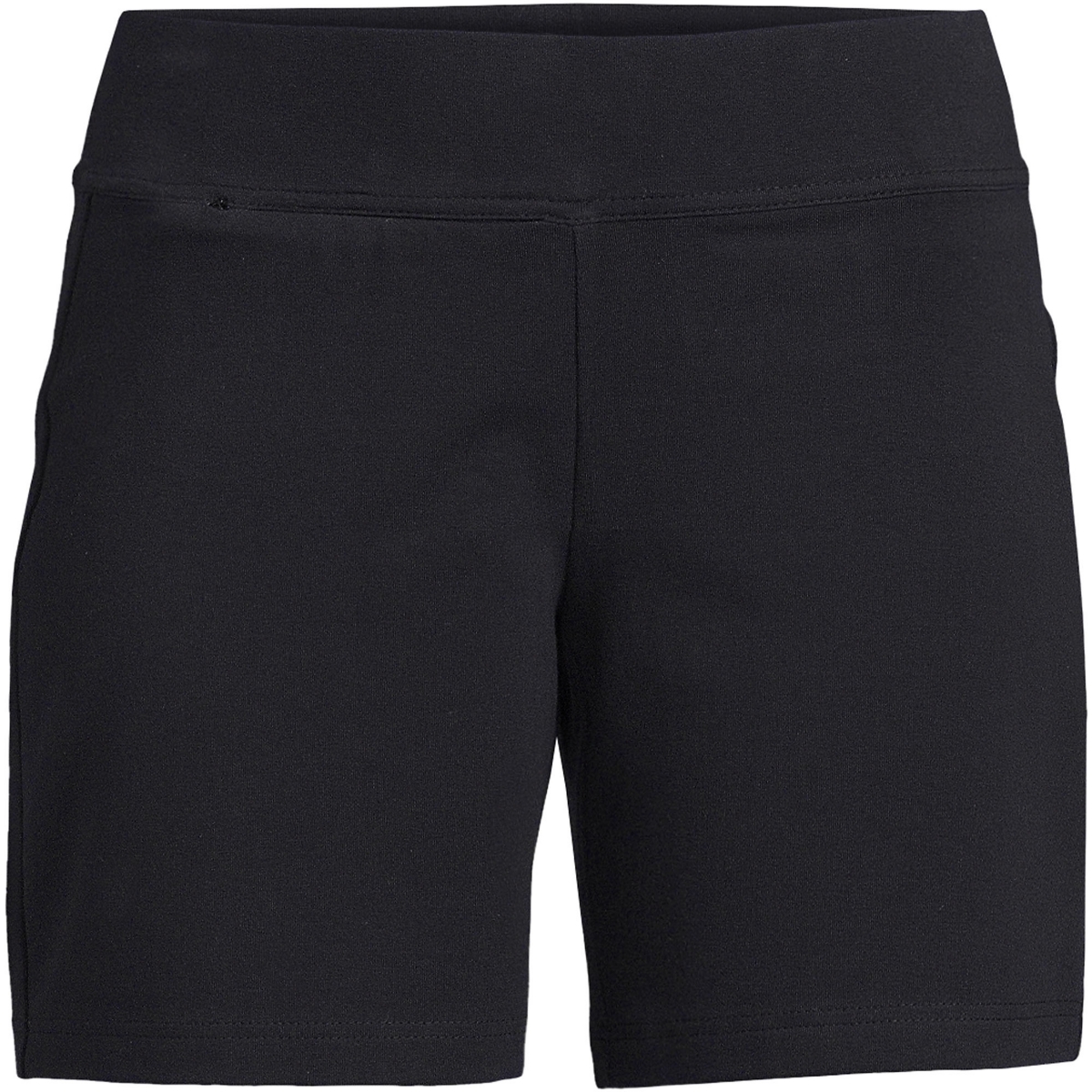 Petite Starfish Mid Rise 7" Shorts - Black