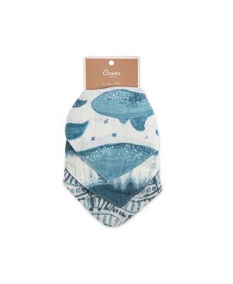 Baby Boys Caspian Muslin Bibs, 3 Piece Set