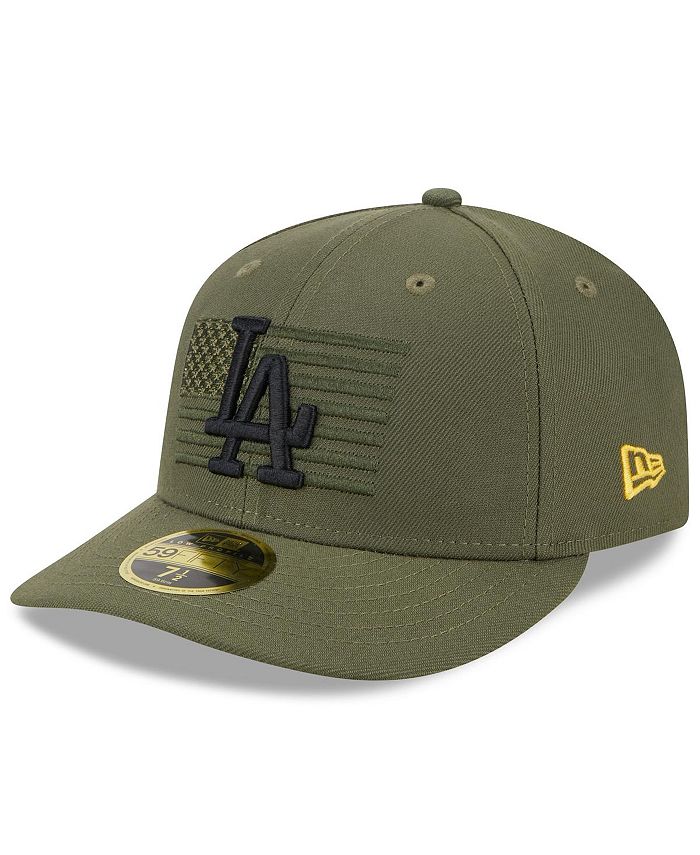 New Era Men's Green Los Angeles Dodgers 2023 Armed Forces Day Low