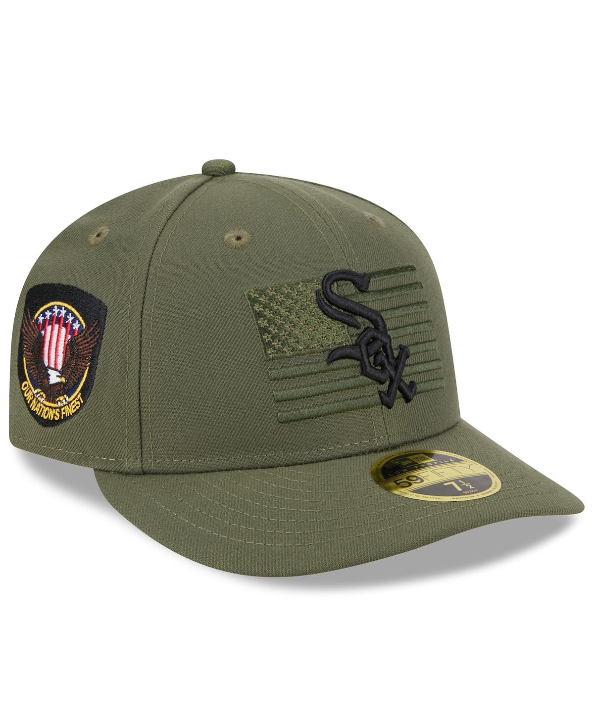 Shop New Era Men's  Green Chicago White Sox 2023 Armed Forces Day Low Profile 59fifty Fitted Hat