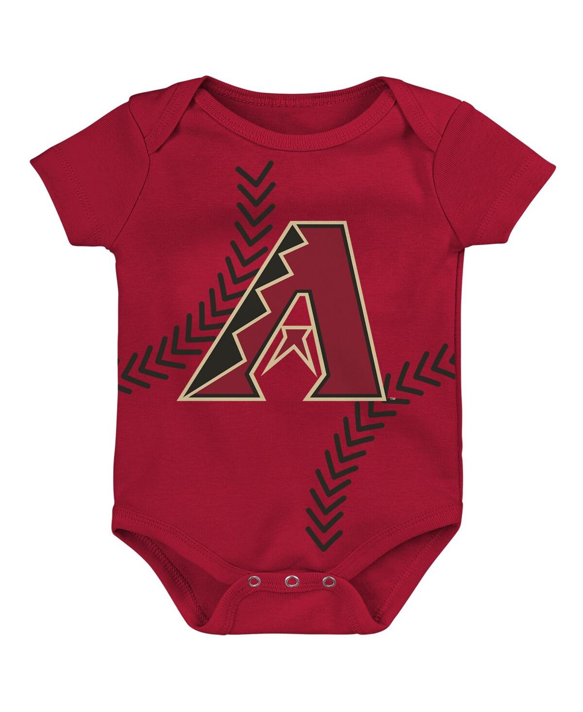 Outerstuff Babies' Newborn And Infant Boys And Girls Red Arizona Diamondbacks Running Home Bodysuit