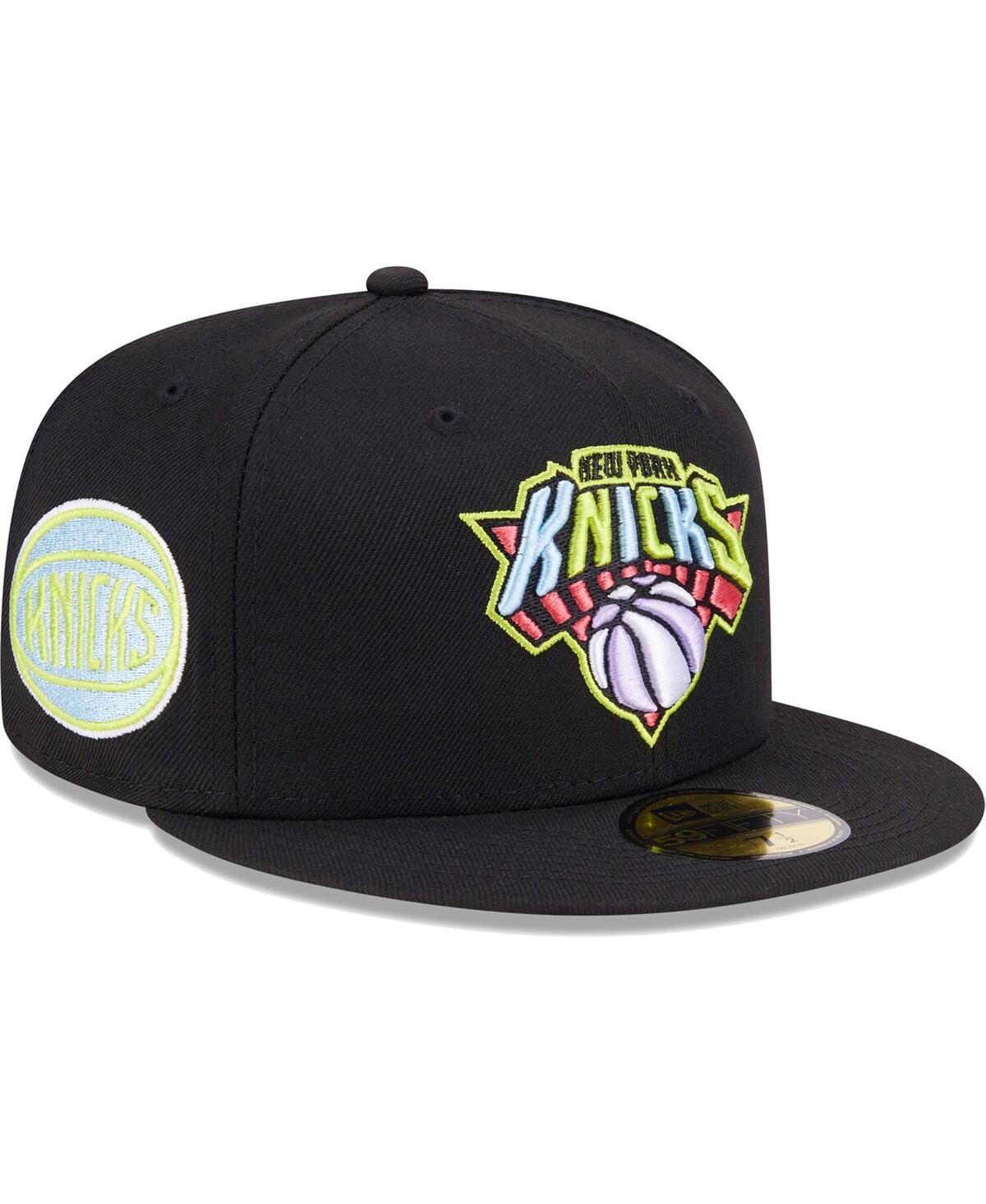 Men's New EraNew York Knicks Color Pack 59FIFTY Fitted Hat - Black