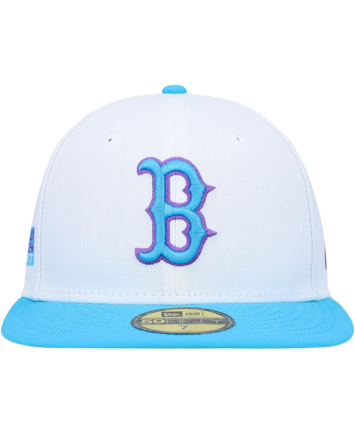 Men's New EraBoston Red Sox 2007 World Series Vice 59FIFTY Fitted Hat - White