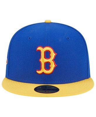 Men's Royal, Yellow Boston Red Sox Empire 59FIFTY Fitted Hat