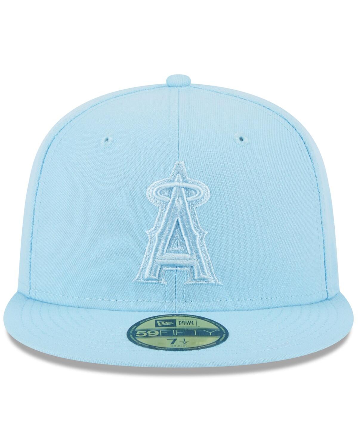 Shop New Era Men's  Light Blue Los Angeles Angels 2023 Spring Color Basic 59fifty Fitted Hat