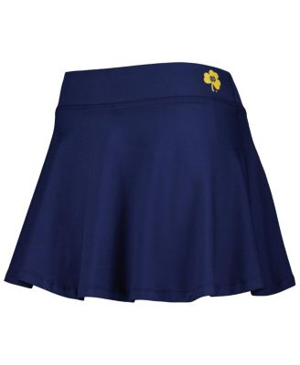 Women's Navy Notre Dame Fighting Irish Flowy Skort
