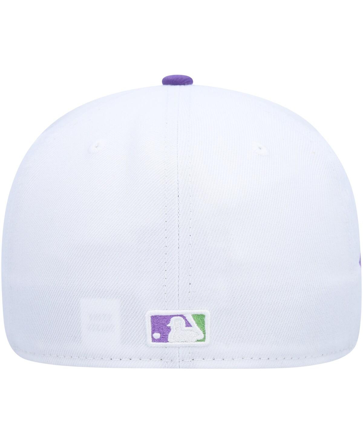 NEW ERA MEN'S NEW ERA WHITE HOUSTON ASTROS 2017 WORLD SERIES SIDE PATCH 59FIFTY FITTED HAT 
