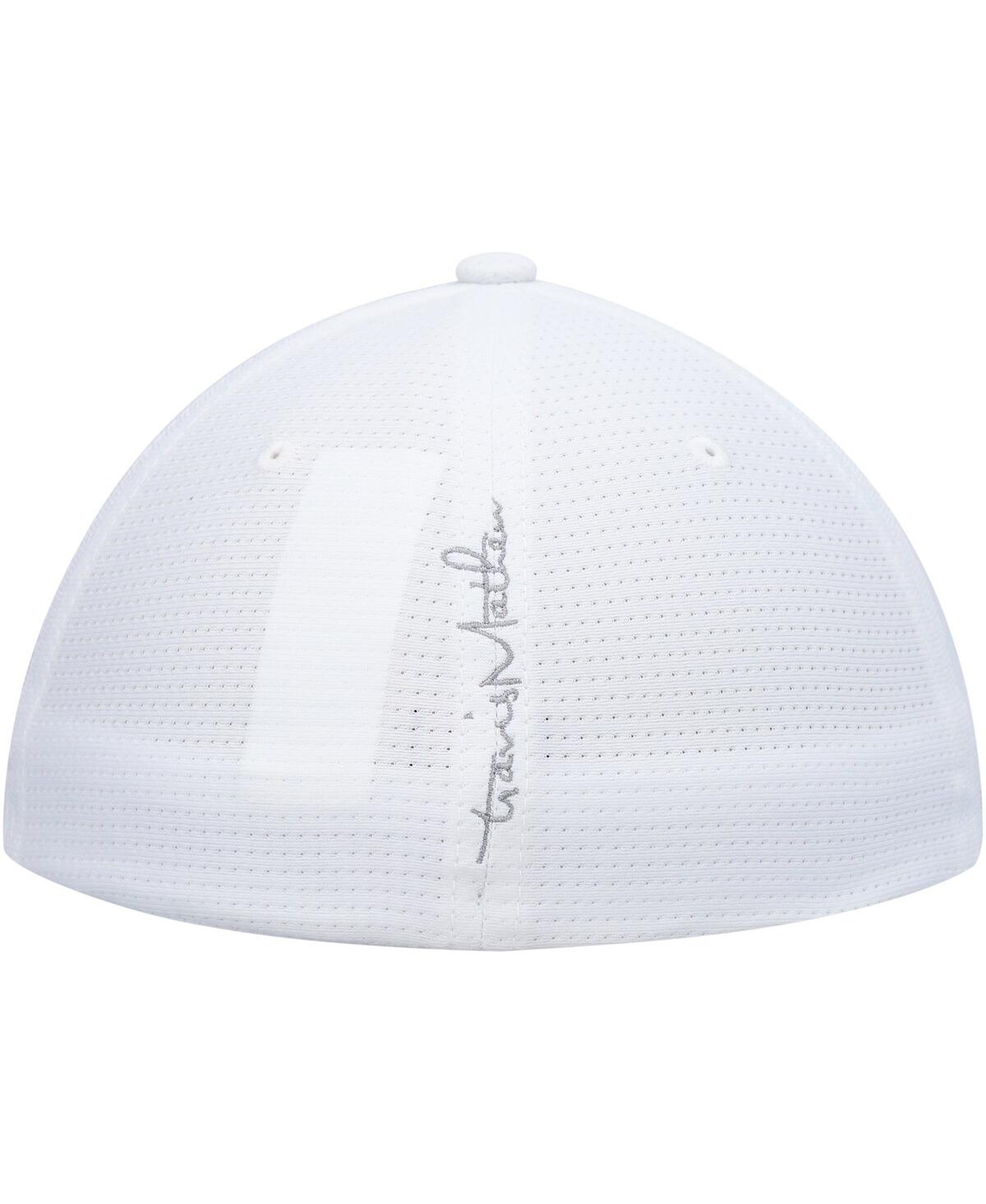 Shop Travis Mathew Men's  White Nassau Flex Hat