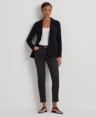 Petite Sweater-Knit Blazer