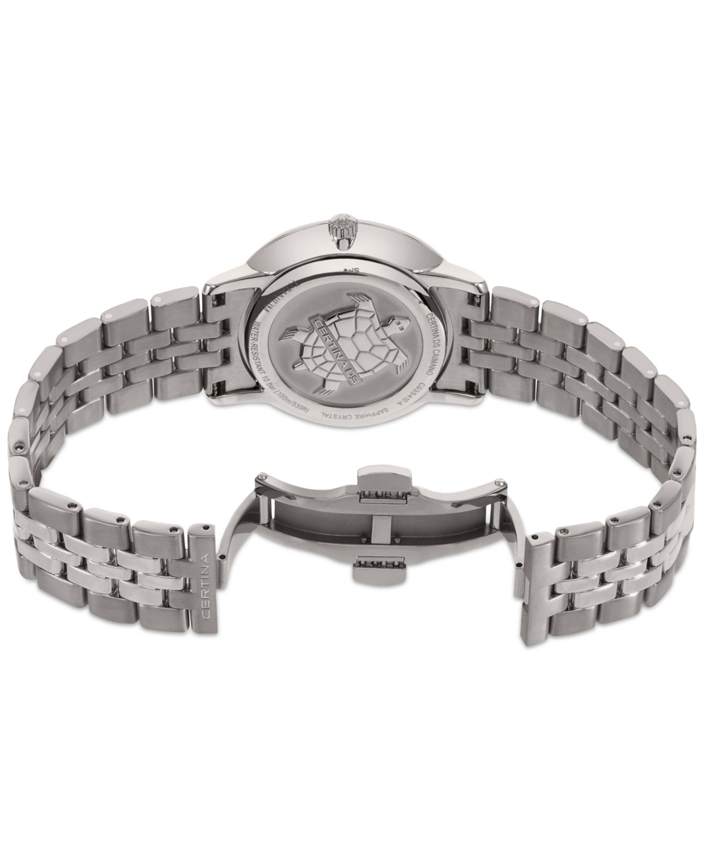Часы Certina Unisex Swiss DS Caimano Titanium Bracelet Watch 39mm — фото 4