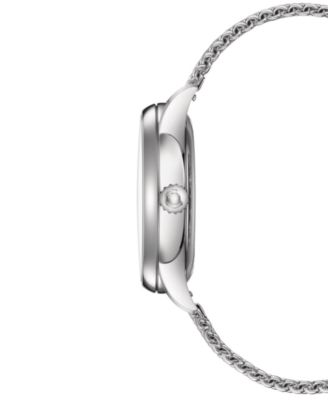 Men's Swiss Automatic DS-1 Big Date Stainless Steel Mesh Bracelet Watch 41mm