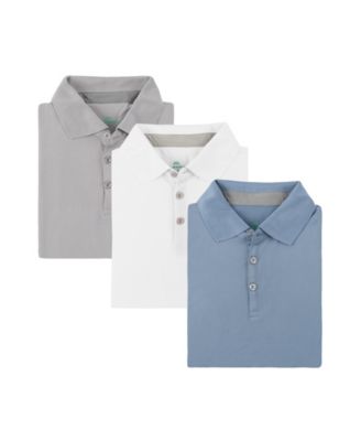 Men's Designer Golf Polo Shirt - 3 Pack