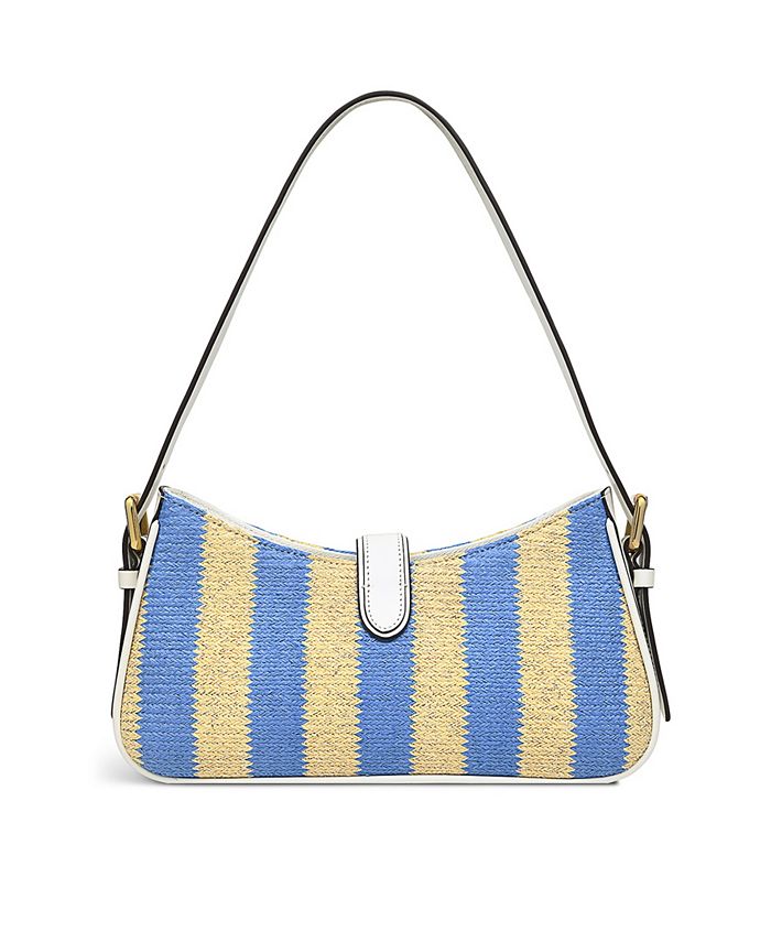 Radley London Linden Gardens Stripe Palm Small Zip Top Shoulder Bag