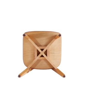 Versailles 4-Piece Round Ash Wood and Natural Cane Dining Chair