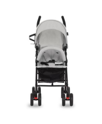 Vista Moonwalk Stroller with Compact Fold & Canopy in Light Gray