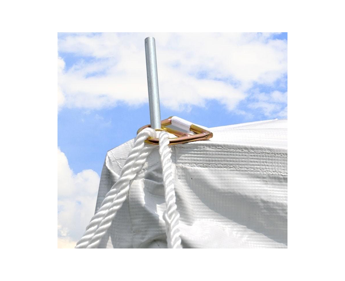 Party Tents Direct 20'x20' Weekender Standard Canopy Pole Tent - Easy Up Canopy Tent With 80 Person Capacity - Outdoor Canopies for Parties, Weddings