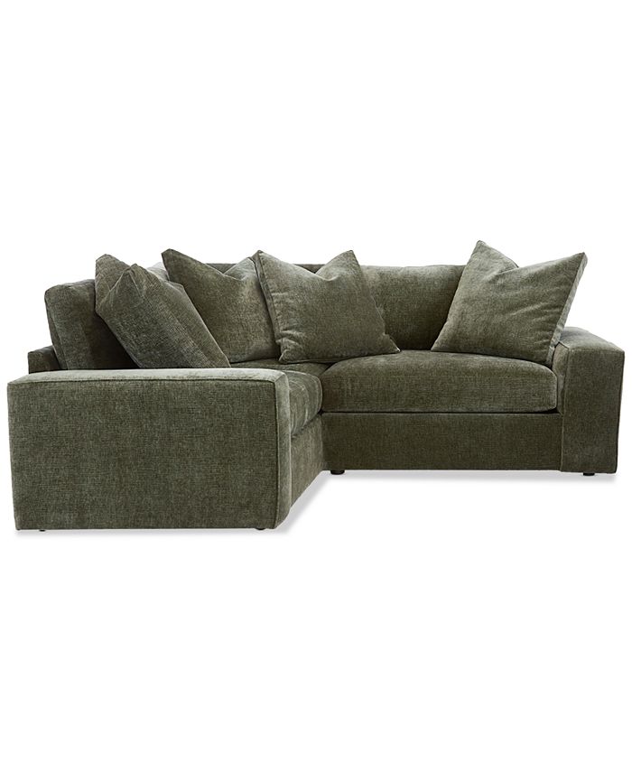 Furniture Michola 2Pc. Fabric LShape Sectional Sofa, Created for Macy