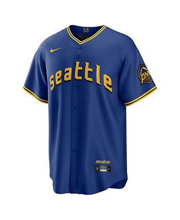 MLB Seattle Mariners City Connect (Julio Rodriguez) Men's Replica Baseball  Jersey.