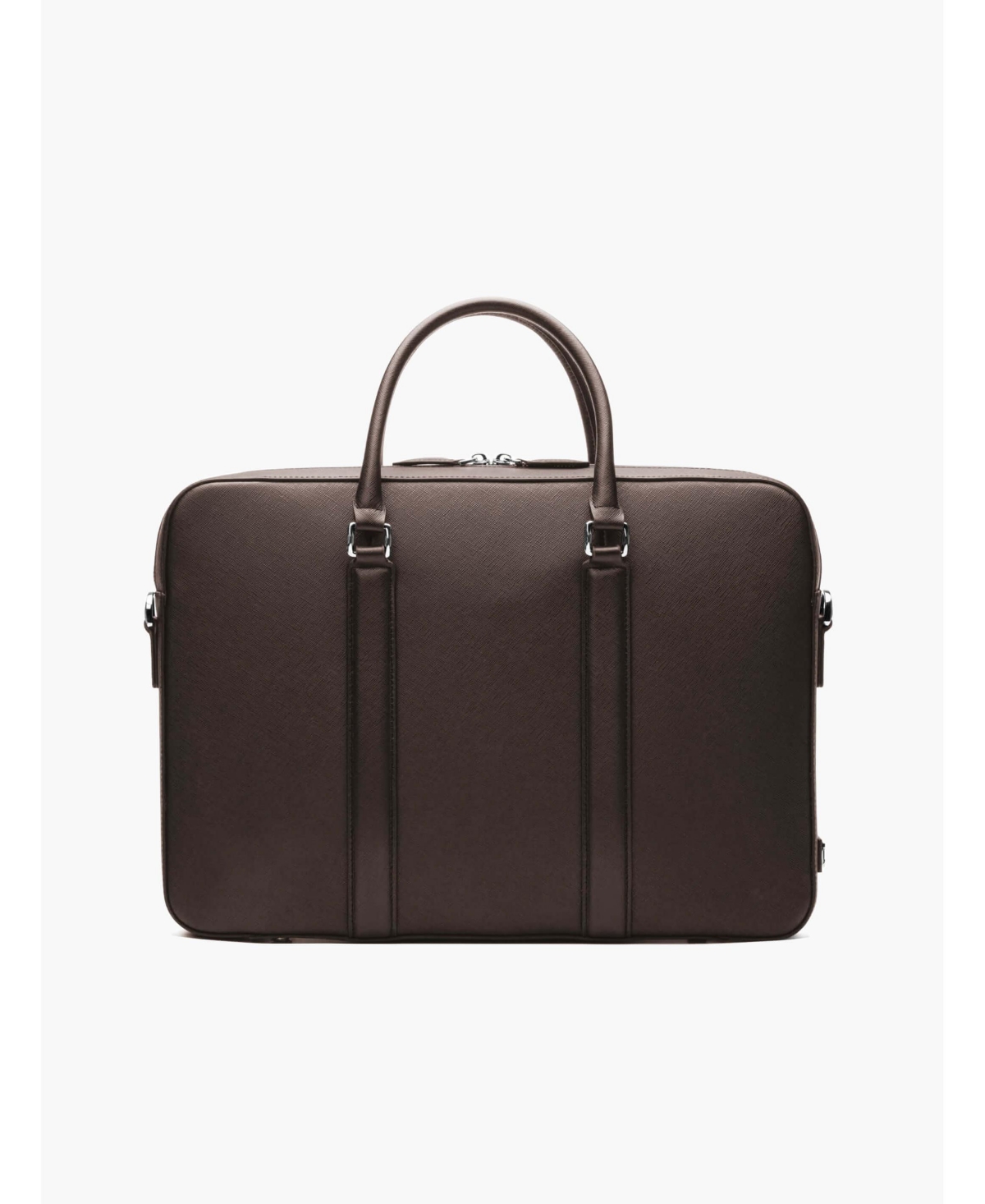 Shop Maverick & Co. Men's Manhattan Leather Briefcase In Brown
